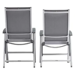 Kettler Cirrus Silver Line Klappsessel Aluminium/Outdoorgewebe Silber/Anthrazitgrau -Gartenmöbel Geschäft kettler cirrus silver line gartenstuhl alu outdoorgewebe 1368997 7