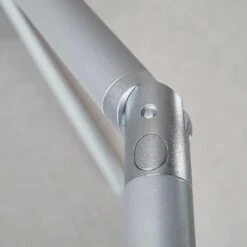 Kettler Easy Push Stockschirm Ø300cm Aluminium/Polyester Silber/Hellgrau Meliert -Gartenmöbel Geschäft kettler easy push stockschirm o300cm aluminium polyester silber hellgrau meliert 1289951 3