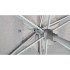 Kettler Easy Push Stockschirm Ø300cm Aluminium/Polyester Silber/Hellgrau Meliert -Gartenmöbel Geschäft kettler easy push stockschirm o300cm aluminium polyester silber hellgrau meliert 1289951 4