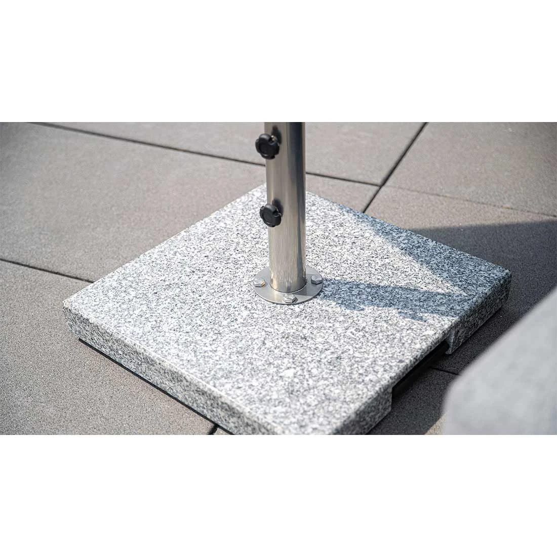 Kettler Easy Stand Schirmständer 40kg Granit Grau 2 Kettler Easy Stand Schirmständer 40kg Granit Grau – Bild 2