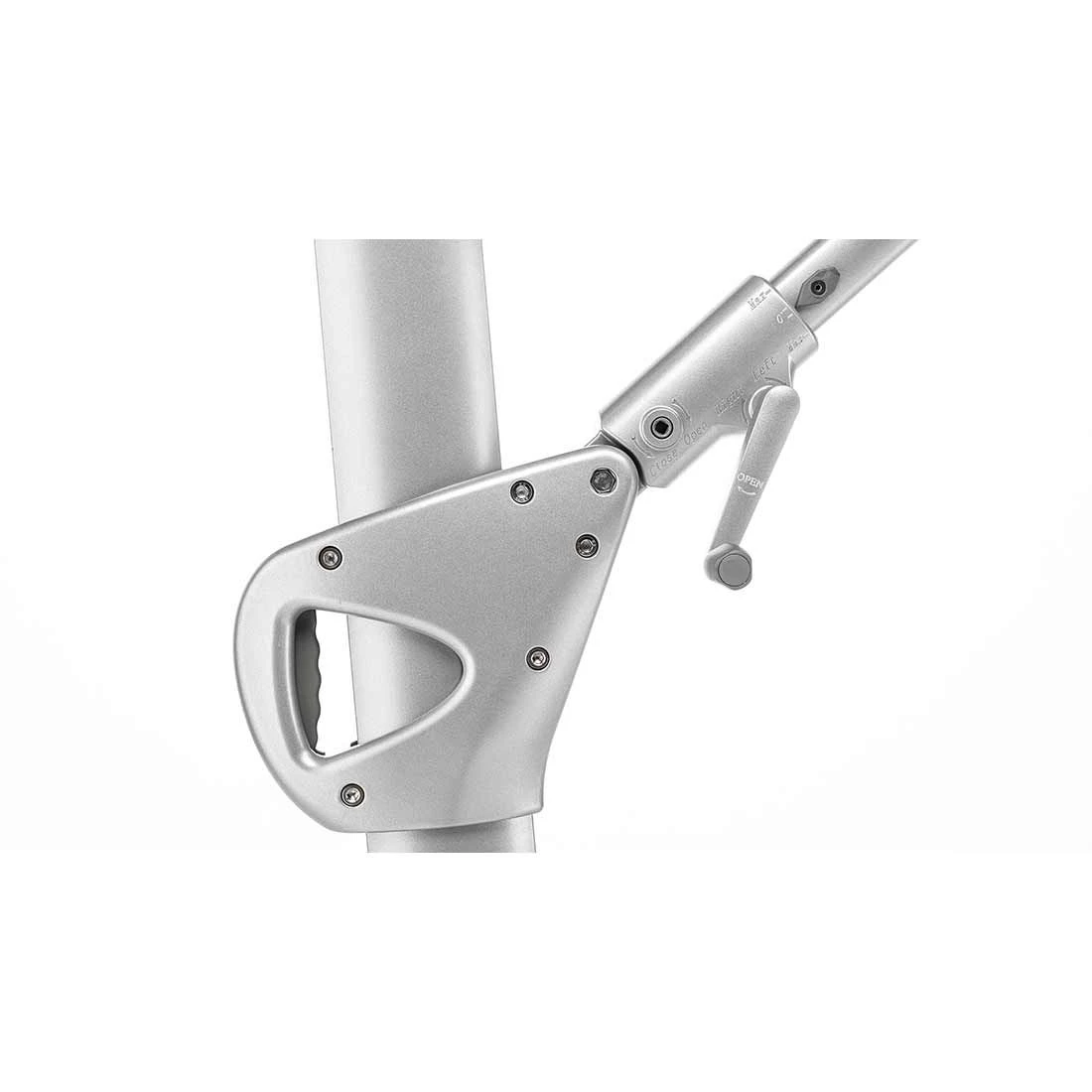 Kettler Easy Swing LED Ampelschirm Ø350cm Alu/Obravia Silber/Grau 4 Kettler Easy Swing LED Ampelschirm Ø350cm Alu/Obravia Silber/Grau – Bild 4