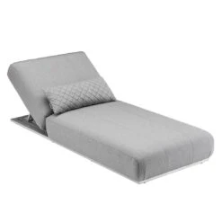 Kettler Ego Gartenliege 213x90x33cm Sunbrella Silber/Grau Meliert -Gartenmöbel Geschäft kettler ego gartenliege 213x90x33cm sunbrella silber grau meliert 1085032 1