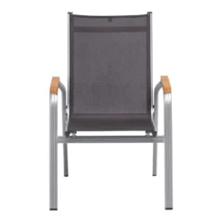 Kettler Granada Stapelsessel Aluminium/Outdoorgewebe Silber/Anthrazit -Gartenmöbel Geschäft kettler granada stapelsessel aluminium outdoorgewebe 1309586 4