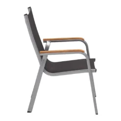 Kettler Granada Stapelsessel Aluminium/Outdoorgewebe Silber/Anthrazit -Gartenmöbel Geschäft kettler granada stapelsessel aluminium outdoorgewebe 1309586 5