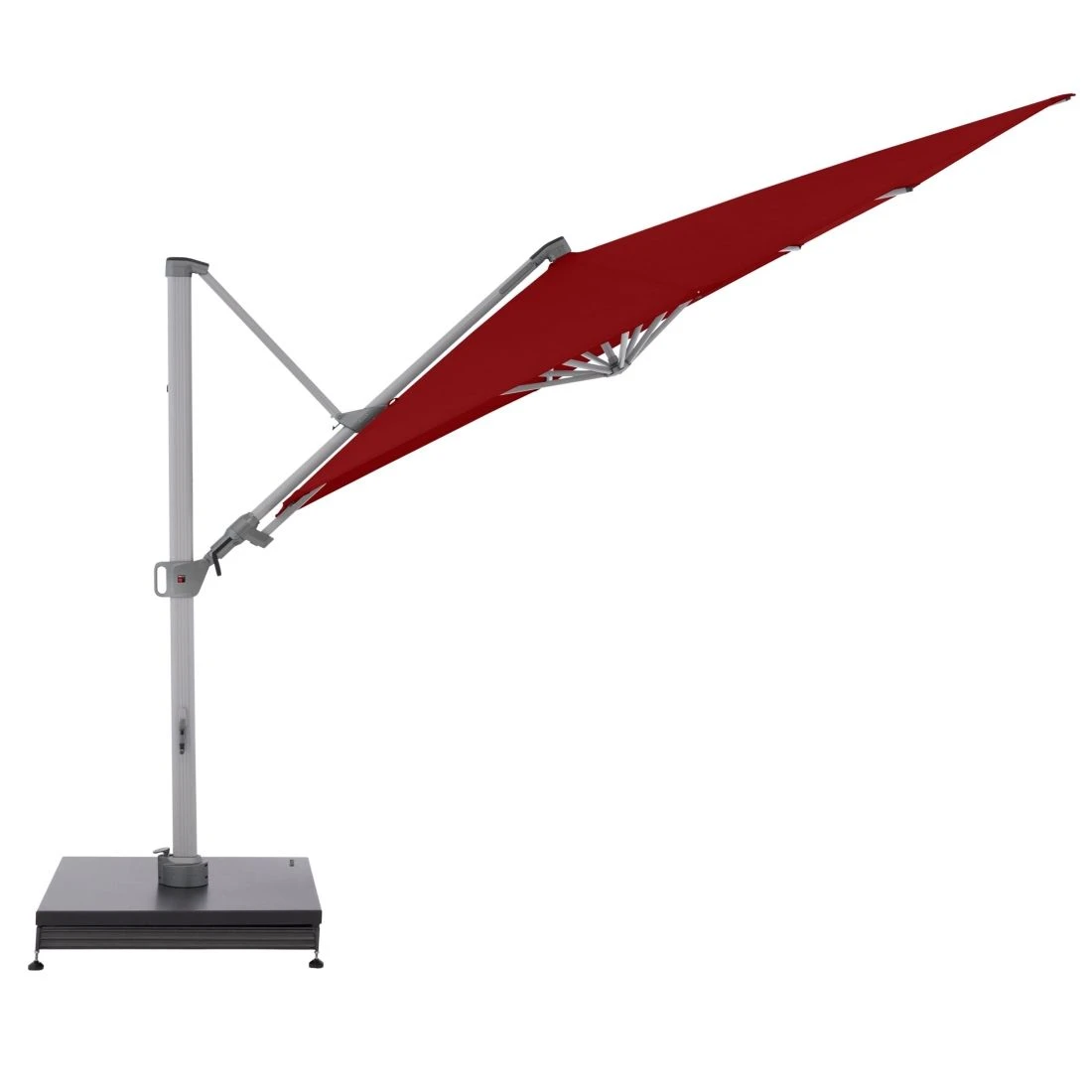 Knirps Pendelschirm 320x320cm Axial Schwenkbar Bordeaux 2 Knirps Pendelschirm 320x320cm Axial Schwenkbar Bordeaux – Bild 2