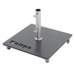 Knirps Schirmständer Stahlplatte 50kg Mit Rollen Anthrazit