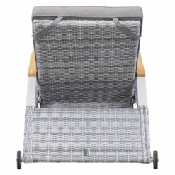 LC Garden Keramo Gartenliege Inkl. Beistelltisch Off White/Cold White -Gartenmöbel Geschäft lc garden keramo gartenliege inkl beistelltisch 1498247 6