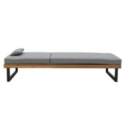 LC Garden Riviona Gartenliege Teak/Polster Natur/Grau 14 LC Garden Riviona Gartenliege Teak/Polster Natur/Grau -Gartenmöbel Geschäft lc garden riviano gartenliege teak polster 1435547 3