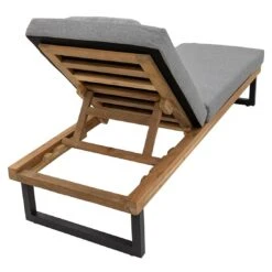 LC Garden Riviona Gartenliege Teak/Polster Natur/Grau 15 LC Garden Riviona Gartenliege Teak/Polster Natur/Grau -Gartenmöbel Geschäft lc garden riviano gartenliege teak polster 1435547 4