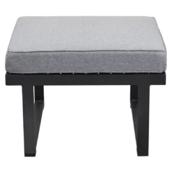 LC Garden Sondrino Gartenhocker 70x70cm Aluminium/Polyester Schwarz/Grau -Gartenmöbel Geschäft lc garden sondrino hocker 70x70cm aluminium polyester 1433644 3