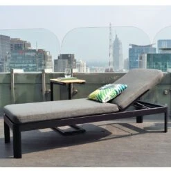 LifestyleGarden Portals Gartenliege Aluminium/Textilene/Olefin Batman Black/Dunkelgrau -Gartenmöbel Geschäft lifestylegarden portals gartenliege aluminium textilene olefin batman black dunkelgrau 1204052 3