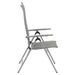 MWH Fabulo Klappsessel Aluminium/Textilene Silber/Grau -Gartenmöbel Geschäft mwh fabulo klappsessel aluminium textilene 3