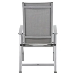 MWH Fabulo Klappsessel Aluminium/Textilene Silber/Grau -Gartenmöbel Geschäft mwh fabulo klappsessel aluminium textilene 5