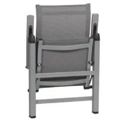 MWH Fabulo Klappsessel Aluminium/Textilene Silber/Grau -Gartenmöbel Geschäft mwh fabulo klappsessel aluminium textilene 6