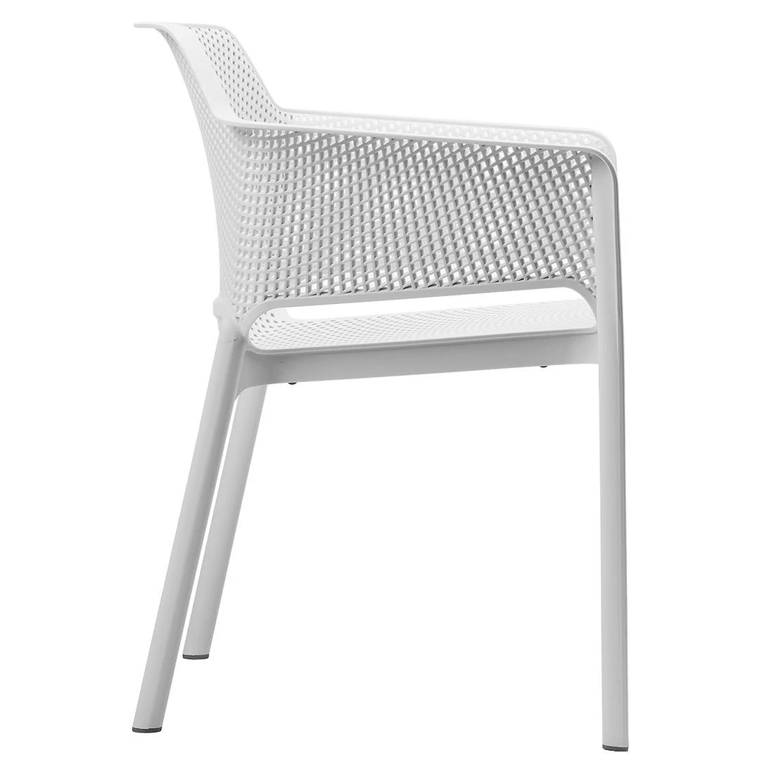 Nardi Net Stapelsessel Kunststoff Weiß 4 Nardi Net Stapelsessel Kunststoff Weiß – Bild 4