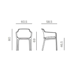 Nardi Net Stapelsessel Kunststoff Weiß 11 Nardi Net Stapelsessel Kunststoff Weiß -Gartenmöbel Geschäft nardi net stapelsessel kunststoff 1481109 6