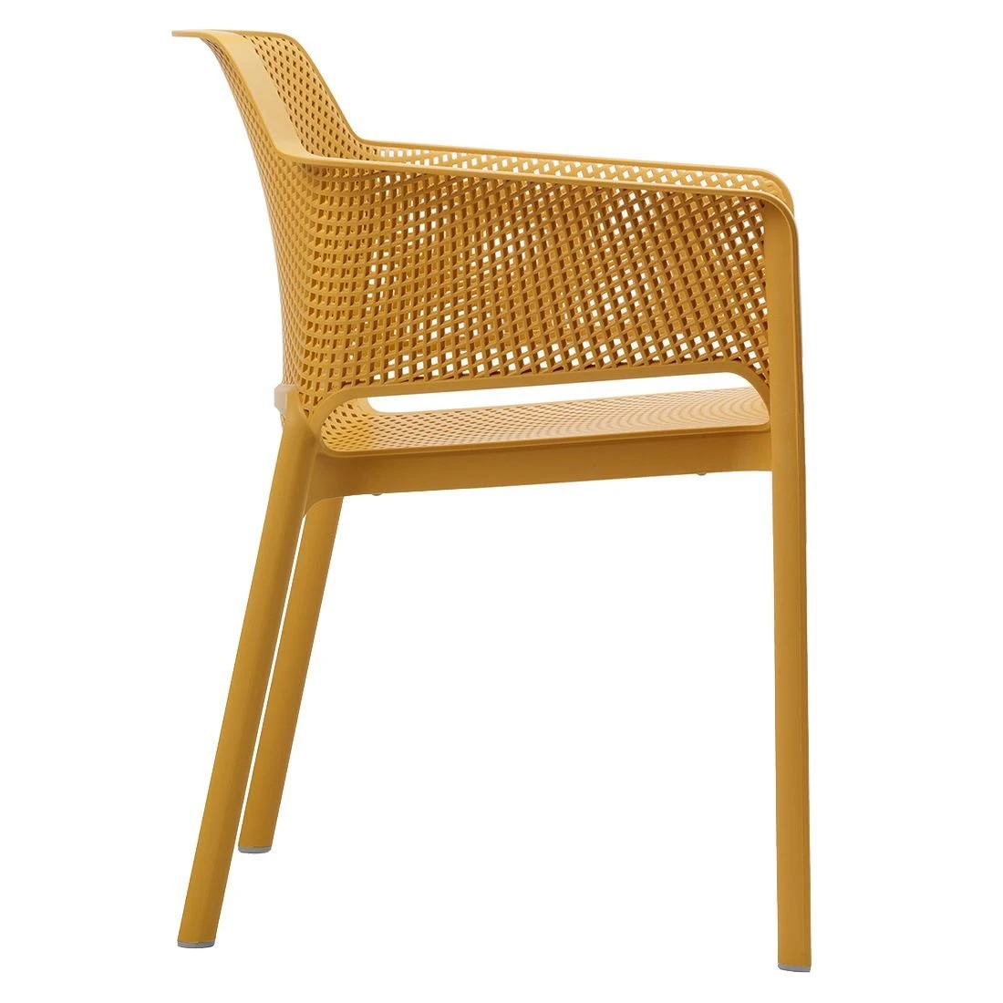 Nardi Net Stapelsessel Kunststoff Senf 5 Nardi Net Stapelsessel Kunststoff Senf – Bild 5