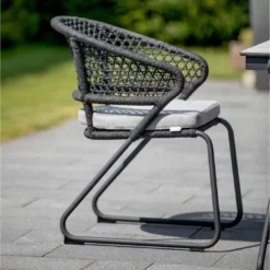 Niehoff Levina Gartensessel Aluminium/Rope/Olefin Anthrazit/Hellgrau -Gartenmöbel Geschäft niehoff levina diningsessel aluminium rope olefin 1377753 3