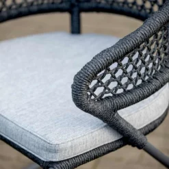 Niehoff Levina Gartensessel Aluminium/Rope/Olefin Anthrazit/Hellgrau -Gartenmöbel Geschäft niehoff levina diningsessel aluminium rope olefin 1377753 4