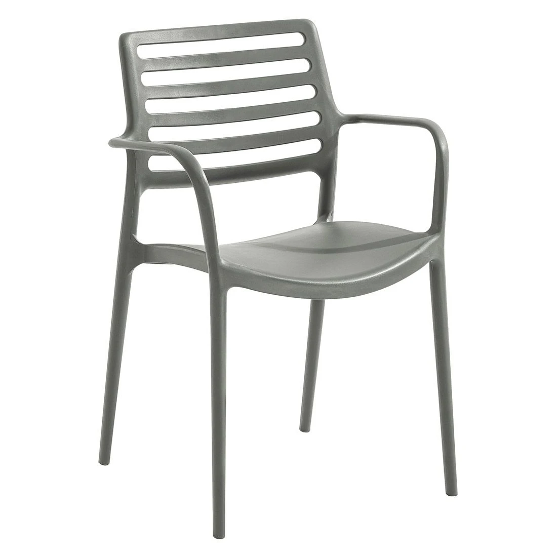 Niehoff San Remo Stapelstuhl Polypropylen Grau 1 Niehoff San Remo Stapelstuhl Polypropylen Grau