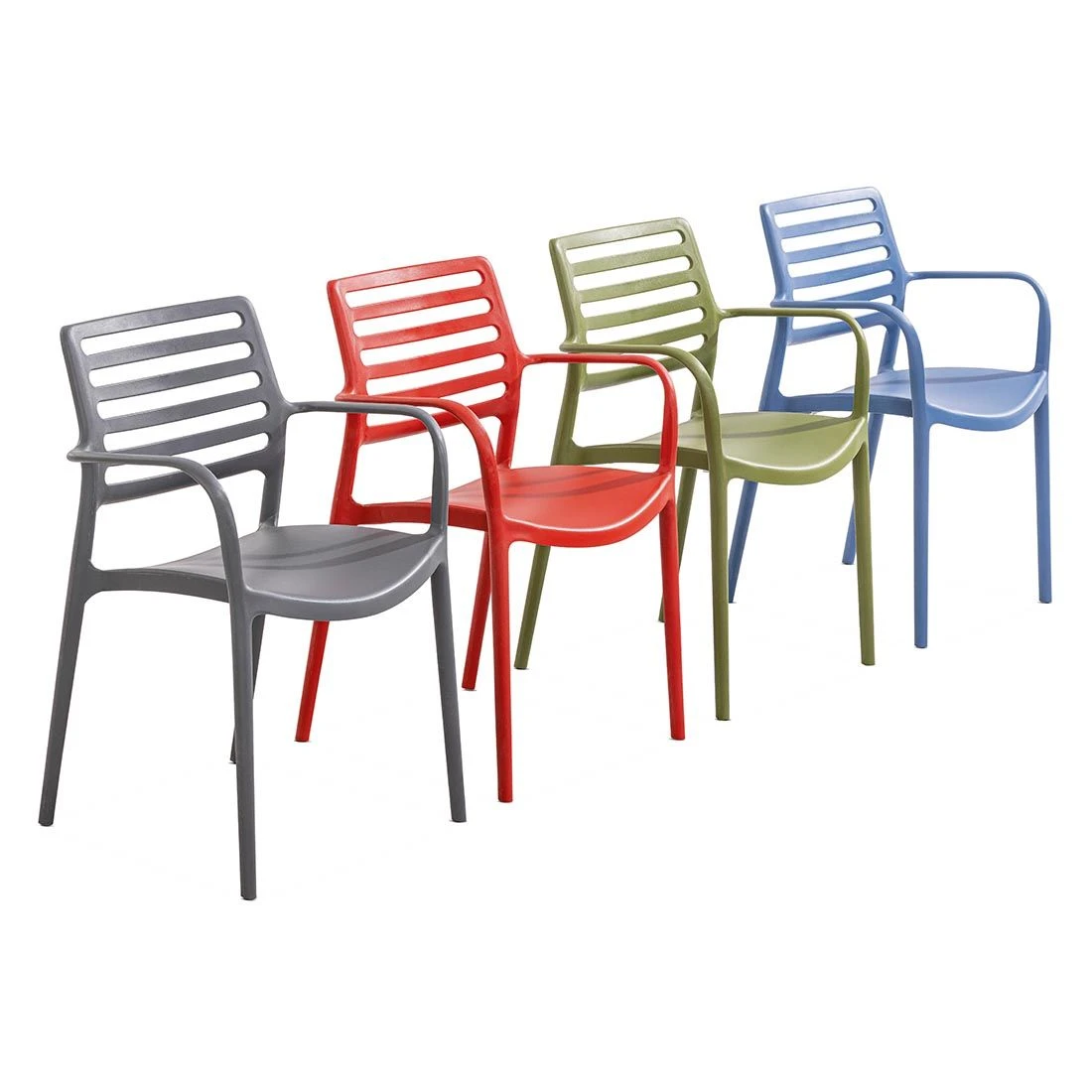 Niehoff San Remo Stapelstuhl Polypropylen Grau 2 Niehoff San Remo Stapelstuhl Polypropylen Grau – Bild 2