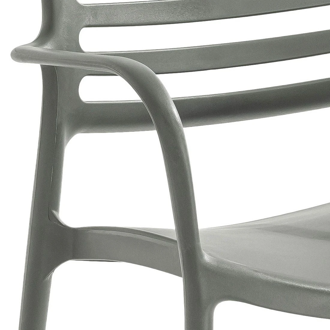 Niehoff San Remo Stapelstuhl Polypropylen Grau 3 Niehoff San Remo Stapelstuhl Polypropylen Grau – Bild 3