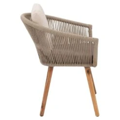 OUTLIV. Avarua Gartensessel Akazie/Gurt Taupe/Hellbraun -Gartenmöbel Geschäft outliv avarua diningsessel akazie gurt 1412414 3