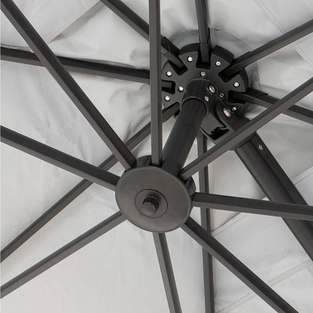 OUTLIV. Nizza Ampelschirm 260x350cm Anthrazit/Hellgrau 7 OUTLIV. Nizza Ampelschirm 260x350cm Anthrazit/Hellgrau – Bild 7