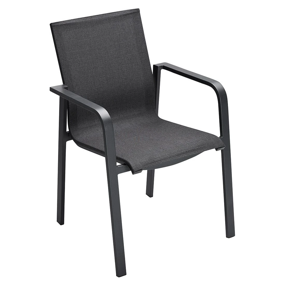 OUTLIV. Julia Stapelsessel Aluminium/Textilene Anthrazit/Coal 1 OUTLIV. Julia Stapelsessel Aluminium/Textilene Anthrazit/Coal