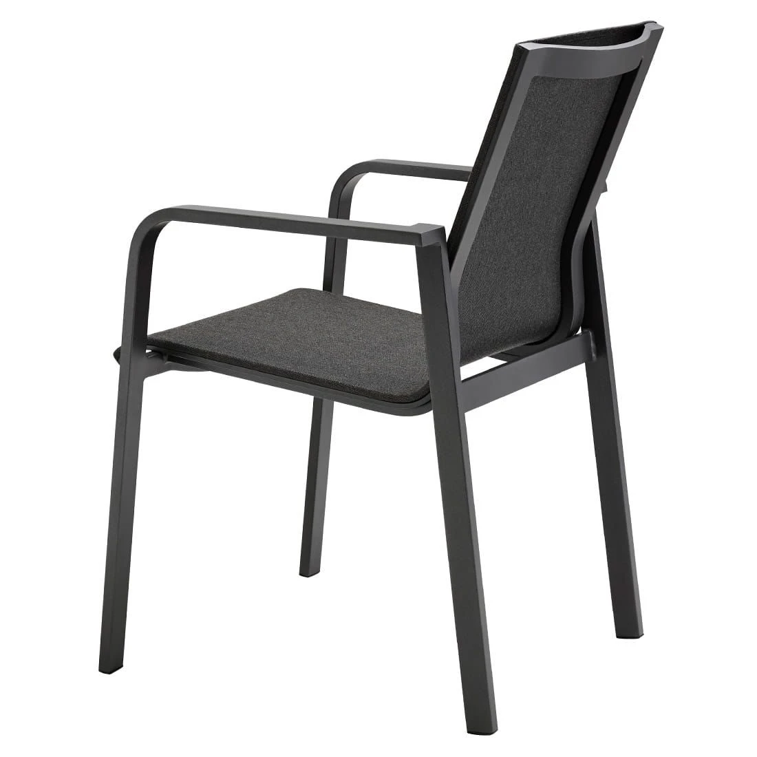 OUTLIV. Julia Stapelsessel Aluminium/Textilene Anthrazit/Coal 3 OUTLIV. Julia Stapelsessel Aluminium/Textilene Anthrazit/Coal – Bild 3