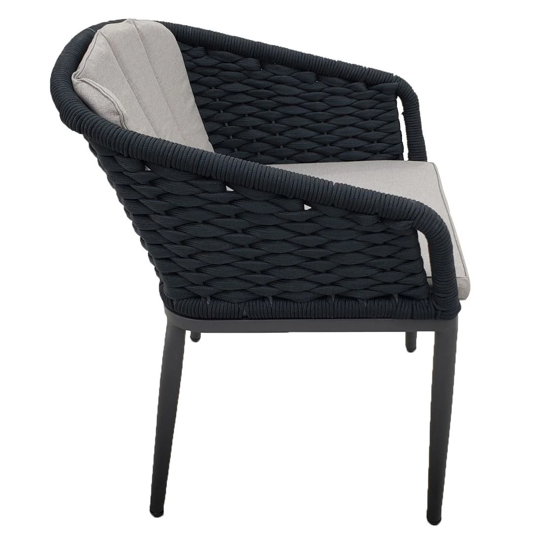 OUTLIV. Lanai Gartensessel Aluminium/Rope Anthrazit 3 OUTLIV. Lanai Gartensessel Aluminium/Rope Anthrazit – Bild 3