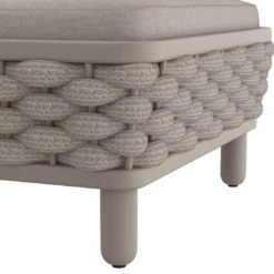 OUTLIV. Leon Gartenliege Aluminium/Rope/Olefin Beige -Gartenmöbel Geschäft outliv leon gartenliege aluminium rope polster grau beige 1100729 10