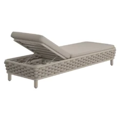 OUTLIV. Leon Gartenliege Aluminium/Rope/Olefin Beige -Gartenmöbel Geschäft outliv leon gartenliege aluminium rope polster grau beige 1100729 7