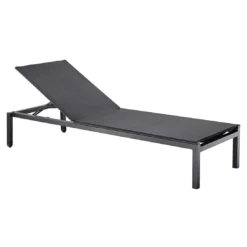 OUTLIV. Mia Gartenliege Aluminium/Textilene Anthrazit/Coal