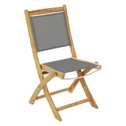 Ploß Manila Klappstuhl Akazie/Textilene Natur