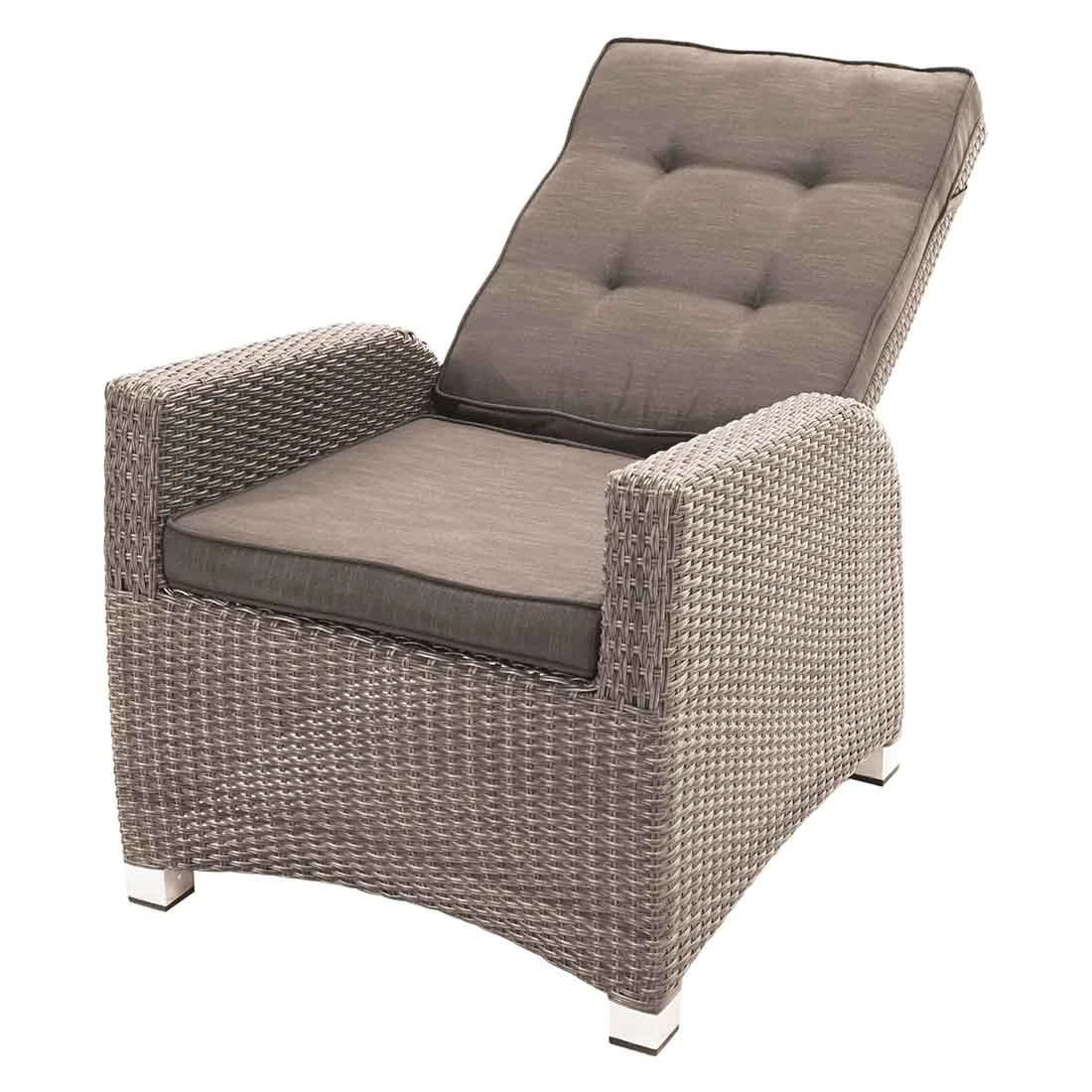 Ploß Nizza Comfort Gartensessel Geflecht/Polster Natur-Beige-Braun-Meliert/Savanna 2 Ploß Nizza Comfort Gartensessel Geflecht/Polster Natur-Beige-Braun-Meliert/Savanna – Bild 2