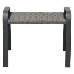 Ploß Tuvalu Hocker Aluminium/Geflecht Grau -Gartenmöbel Geschäft ploss tuvalu hocker aluminium geflecht 1367457 7