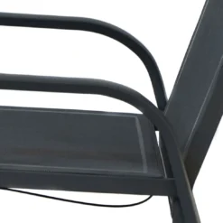 Ploß Tuvalu Stapelsessel Aluminium/Textilene Anthrazit/Grau -Gartenmöbel Geschäft ploss tuvalu stapelsessel aluminium textilene 1367314 10