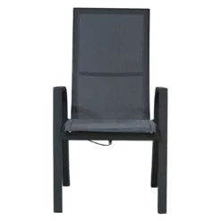 Ploß Tuvalu Stapelsessel Aluminium/Textilene Anthrazit/Grau -Gartenmöbel Geschäft ploss tuvalu stapelsessel aluminium textilene 1367314 3