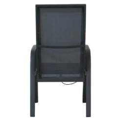 Ploß Tuvalu Stapelsessel Aluminium/Textilene Anthrazit/Grau -Gartenmöbel Geschäft ploss tuvalu stapelsessel aluminium textilene 1367314 4