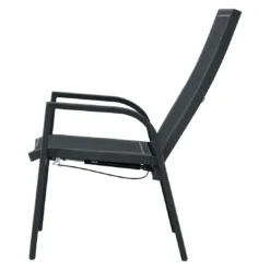 Ploß Tuvalu Stapelsessel Aluminium/Textilene Anthrazit/Grau -Gartenmöbel Geschäft ploss tuvalu stapelsessel aluminium textilene 1367314 6