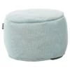 ROOLF Living Dotty Sitzsack Fußhocker Ø50cm Pastellblau