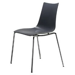 Scab Design Sedia Zebra Tecnopolimero Stahl/Kunststoff Anthrazit