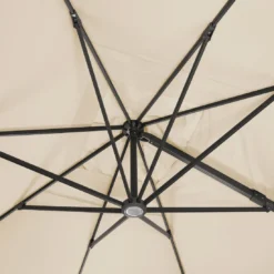 Schneider® Schneider Rhodos Grande Ampelschirm 300x400cm Anthrazit/Natur -Gartenmöbel Geschäft schneider rhodos grande ampelschirm 400x300cm anthrazit natur 1266774 10