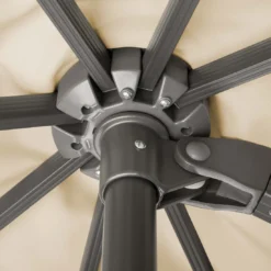 Schneider® Schneider Rhodos Grande Ampelschirm 300x400cm Anthrazit/Natur -Gartenmöbel Geschäft schneider rhodos grande ampelschirm 400x300cm anthrazit natur 1266774 11