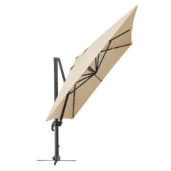 Schneider® Schneider Rhodos Grande Ampelschirm 300x400cm Anthrazit/Natur -Gartenmöbel Geschäft schneider rhodos grande ampelschirm 400x300cm anthrazit natur 1266774 8