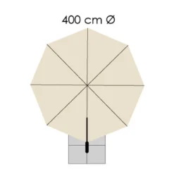 Schneider® Schneider Rhodos Grande Ampelschirm Ø400cm Anthrazit/Natur 12 Schneider® Schneider Rhodos Grande Ampelschirm Ø400cm Anthrazit/Natur -Gartenmöbel Geschäft schneider rhodos grande ampelschirm o400cm anthrazit natur 1266796 4