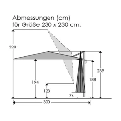 Schneider® Schneider Rhodos Junior Ampelschirm 230x230cm Anthrazit/Rot 14 Schneider® Schneider Rhodos Junior Ampelschirm 230x230cm Anthrazit/Rot -Gartenmöbel Geschäft schneider rhodos junior ampelschirm 230x230cm 1357084 3