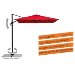 Schneider® Schneider Rhodos Junior Ampelschirm 230x230cm Anthrazit/Rot 15 Schneider® Schneider Rhodos Junior Ampelschirm 230x230cm Anthrazit/Rot -Gartenmöbel Geschäft schneider rhodos junior ampelschirm 230x230cm 1357084 4
