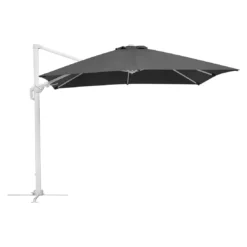 Schneider® Schneider Rhodos Twist-Bianco Ampelschirm 300x300cm Weiß/Anthrazit -Gartenmöbel Geschäft schneider rhodos twist bianco ampelschirm 300x300cm anthrazit 1098254 1